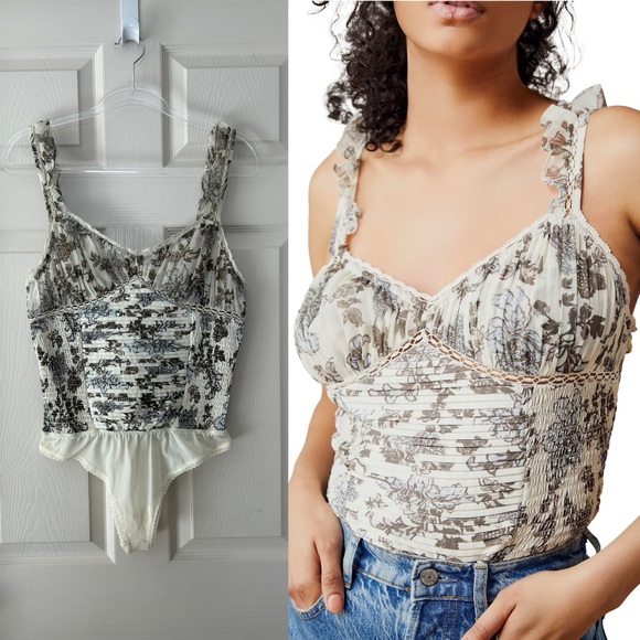 Free People Tops - Free People Weekend Plans Bodysuit